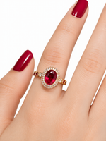 MM Royale Royal Sapphire Luxe Zircon Ring