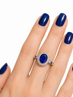 MM Royale Royal Sapphire Luxe Zircon Ring