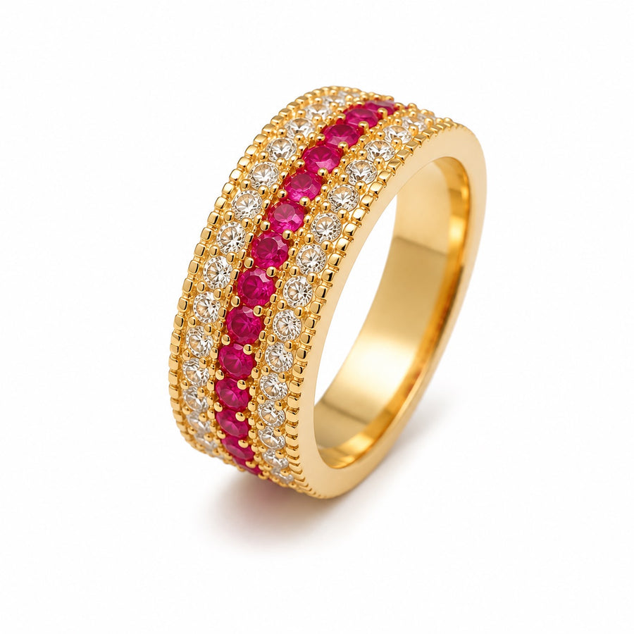 MM Royale Ruby Luxe Zircon Ring